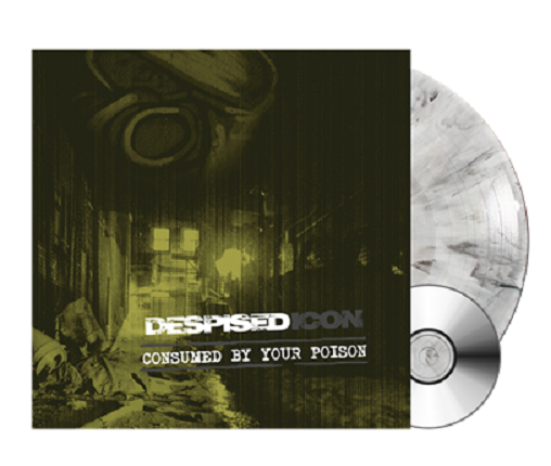 Despised Icon - Consumed by your Poison. White/Black marbled LP/CD. Only 300 worldwide!